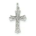 thumbnail image 1 of Sterling Silver Charme Croix en Filigrane QC4313 (27mm x 17mm), 1 of 2