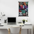 thumbnail image 7 of Harley Quinn Hanging Poster, Black Plastic Shaft Wall Hanging Posters Scroll Hanger, Canvas Artwork Wall Art Painting Decor for Living Room Bedroom Office 16"X24", 7 of 7