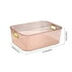 thumbnail image 3 of Cesta de Almacenamiento de Acrílico Transparente - Caja Organizadora de 1 Pieza para Refrigerios, Cosméticos y Organización Del Hogar, 23 X 16 X 9 Cm (9,06 X 6,30 X 3,54 Pulgadas), Blanca o Verde, Co, 3 of 6