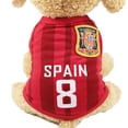 thumbnail image 4 of Camiseta de la Copa del Mundo para perros, chaleco de verano para perros y cachorros, malla suave y transpirable, 4 of 8