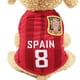 thumbnail image 4 of Chaleco de malla roja para aficionados españoles, talla XL Camiseta Vivid Dog World Cup, 4 of 8