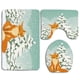 thumbnail image 1 of ABPHQTO Fox Red Fox sentado en el bosque de invierno cubierto de nieve pinos dibujos animados de Navidad Juego de alfombras de baño de 3 piezas Alfombra de baño Alfombra de contorno y tapa de inodoro, 1 of 2