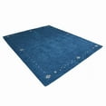 thumbnail image 4 of Rugsotic Carpets Handmade Rugs Hand Knotted Loom Rectangle 8'x11' Blue Silk Mix for Indoor Use, 4 of 5
