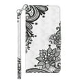 thumbnail image 2 of For Xiaomi 13T Pro 3D Painting Pattern Leather Phone Case(Diagonal Black,iPhone 14 Pro, 2 of 6