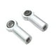 thumbnail image 5 of Vogacara 2 piezas soporte de cabeza de bola extremos de barra de acoplamiento de rosca inversa positiva plata Plata 2piezas, 5 of 6