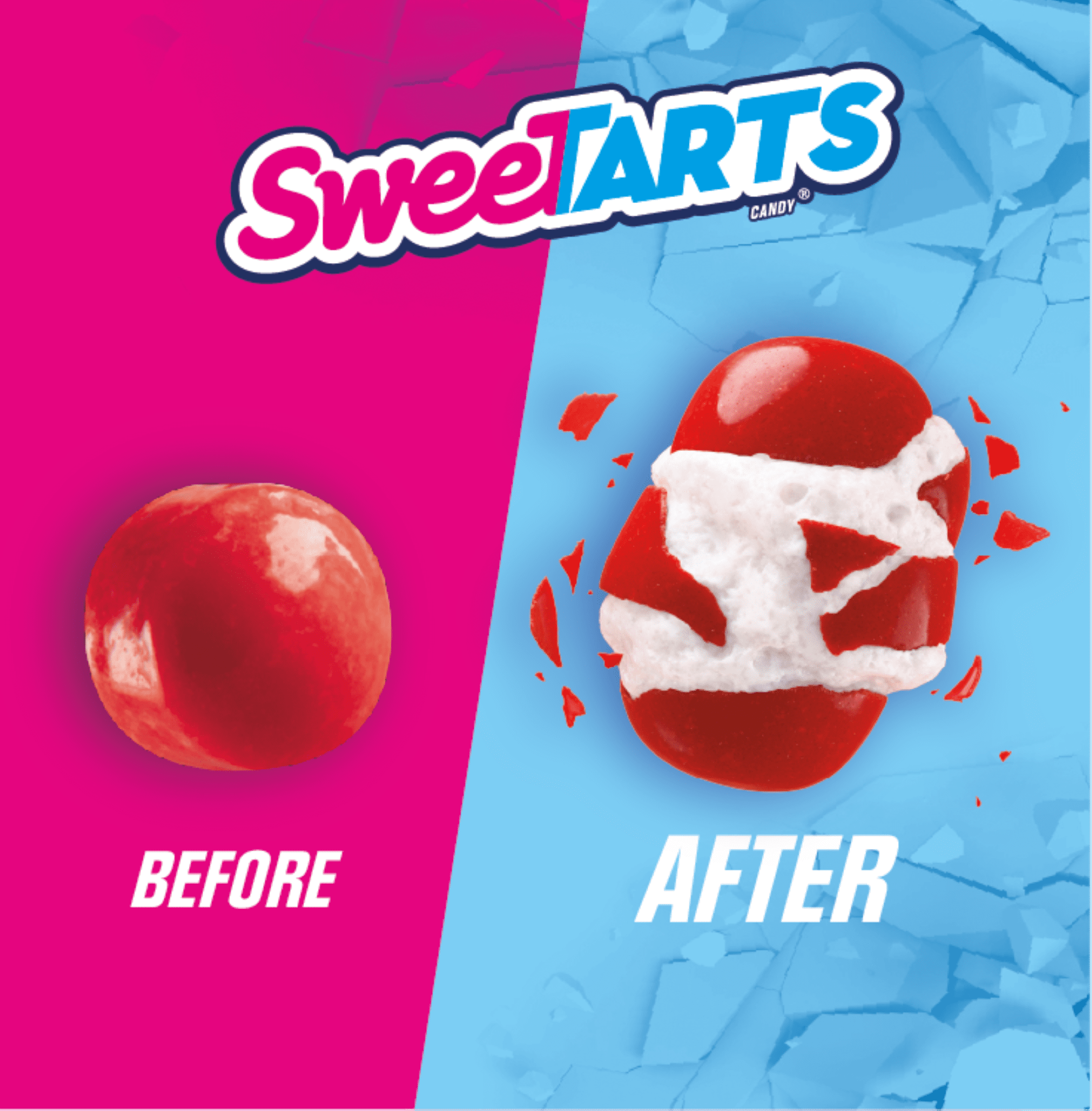 SweeTARTS Freeze Dried Candy, Fruity Flavored, 4.0 oz Bag