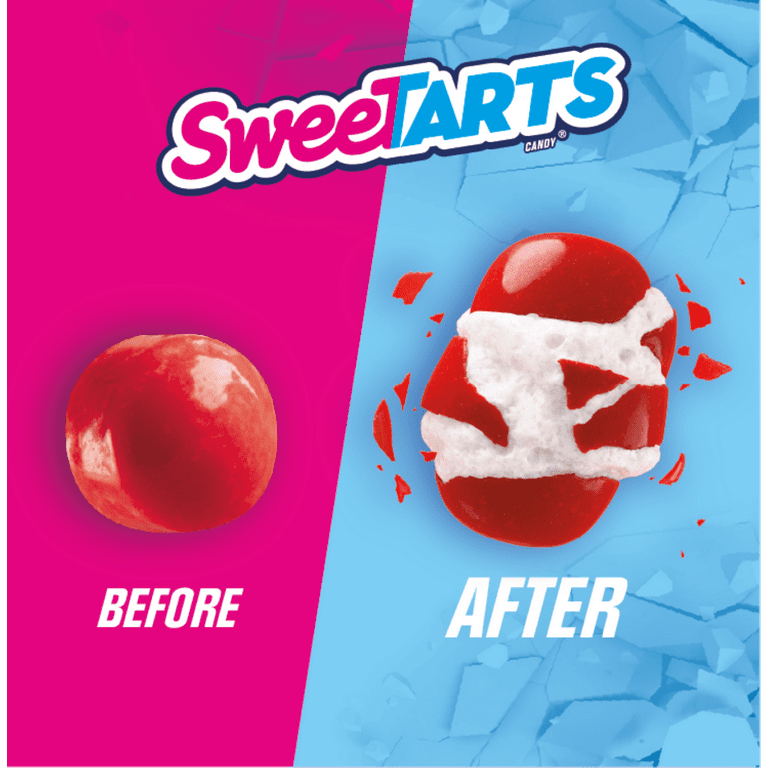 SweeTARTS Freeze Dried Candy, Fruity Flavored, Recloseable Bag 4.0
