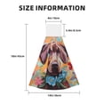 thumbnail image 3 of Sikiie Painted Flower Puppy Hand Towel with Loop Hanging Towel Absorbent Tie Towels for Kitchen Tea Bar Bathroom Decor, 3 of 7