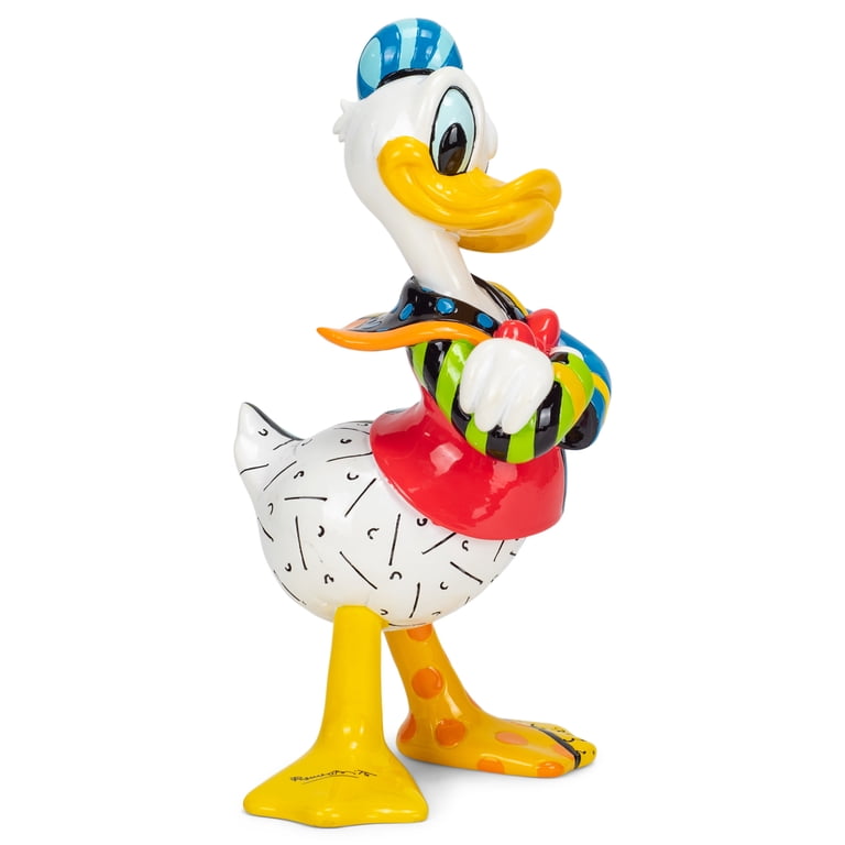 Enesco Disney by Romero Britto Donald Duck Figurine, 7.3 Inch