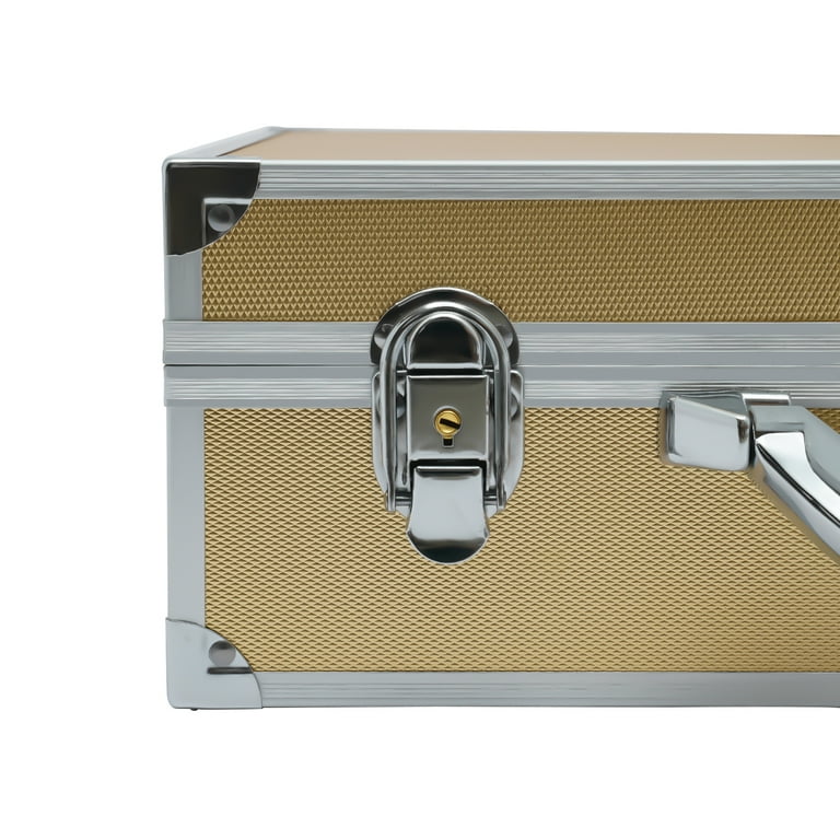 Fichiouy Coin Storage Box 100 Graded Aluminum Coin Slab Case PCGS