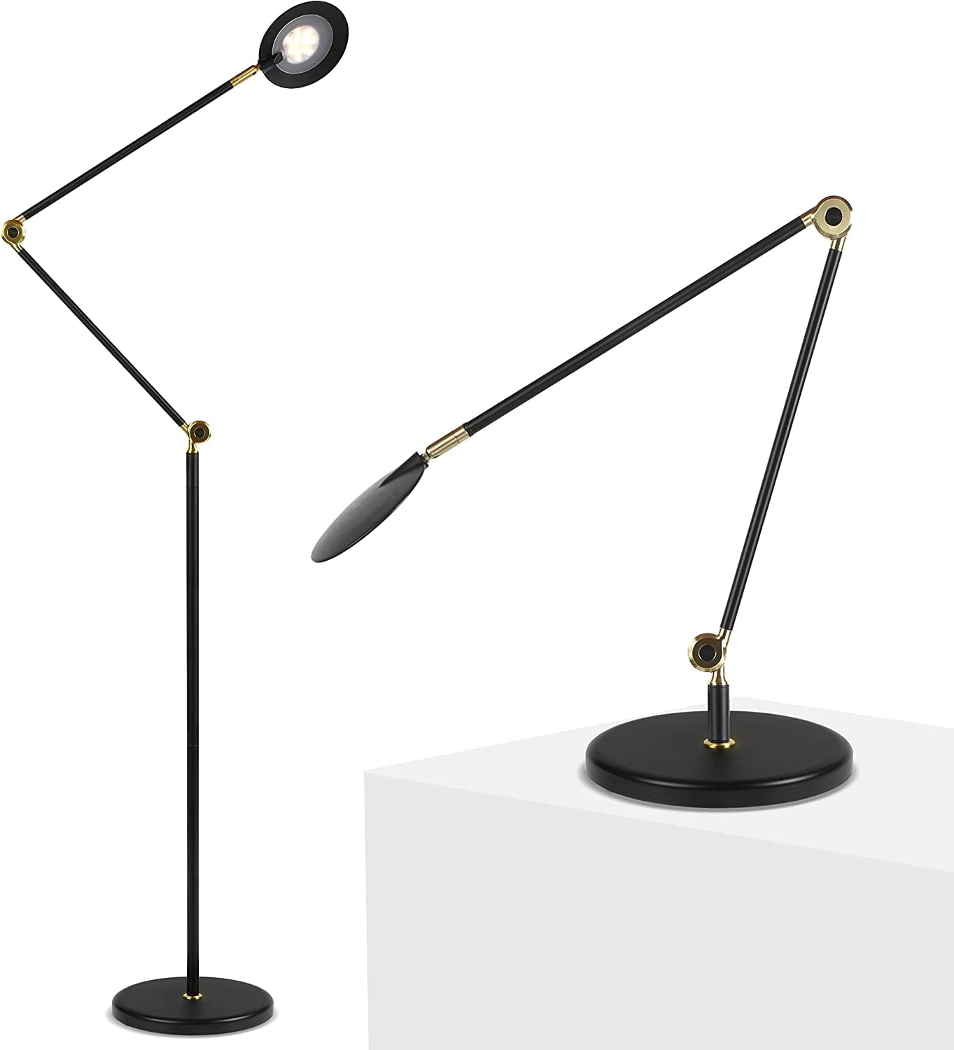 MANXING Sage 2in1 Craft Floor and Table Lamp Adjustable Pole