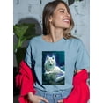 thumbnail image 2 of Luminous Wolf T-Shirt Women -Anthony Chirstou Designs, Female XX-Large, 2 of 4