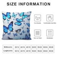 thumbnail image 6 of COMIO  Blue Butterfly Merchandise Throw Pillow Covers Sofa Pillowcase Car Square Throw Pillowcases Home Decoration 2Pcs, 6 of 6