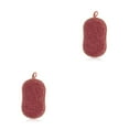 thumbnail image 3 of jesticaly Kitchen Scouring Pad Microfiber Cleaning Scrubber Bathroom Reusable Clean Sponge Hanging Absorbent Washing Scourer Red 2Set, 3 of 6