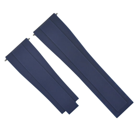 20MM RUBBER OYSTERFLEX STRAP BAND FOR ROLEX DATEJUST DAYTONA SUBMARINER GMT BLUE