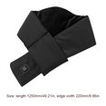 thumbnail image 3 of Bufanda calefactora de invierno antifugas USB recargable para mujeres y hombres negro, 3 of 4