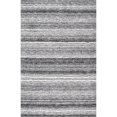 thumbnail image 1 of nuLOOM Tapis de Zone de Shag Touffeté à la Main Classie, Ovale 4' x 6', Gris Multi, 1 of 4