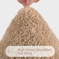 thumbnail image 7 of Homore Bathroom Rugs Sets, Luxury Bath Mat Set Anti-Slip Bath Rug and U-Shaped Toilet Mat Camel, 7 of 7