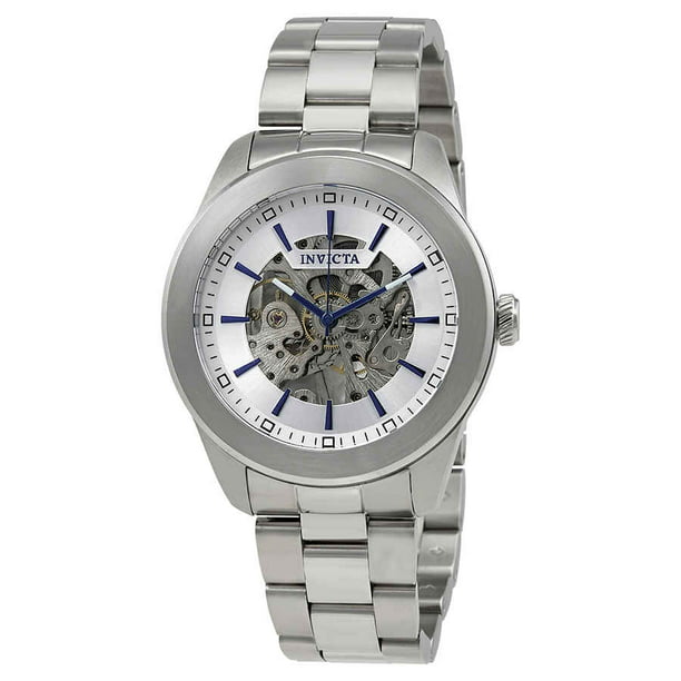 Invicta Men's 25758 Vintage Automatic Silver Skeleton Dial Stainless ...