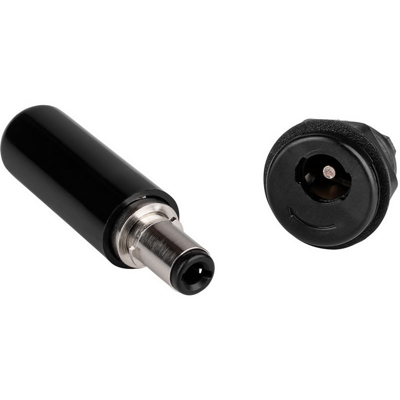 5x 2.5mm x 5.5mm Male Power Plug Jack DC Connector 14mm Long 