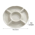 thumbnail image 3 of Aodebiao Five-Compartment Snack Tray, Candy Box for Parties, Food Storage Container, Dried Fruit and Nut Organizer, Reusable Plastic Serving Plates for Home, Office, Picnic, and Entertaining, 3 of 9
