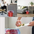 thumbnail image 5 of Trash Bags,Handle Tie Small Garbage Bags For Office, Kitchen,Bedroom Waste Bin,Colorful Portable Strong Rubbish Bags,Wastebasket Bags,100 Counts, 5 of 5