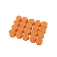 thumbnail image 2 of facefd 20 Pcs/ensemble Vis de Moyeu de Roue de Voiture Détachable Décorative Remplacement 16mm Hexagonale Universelle Vis de Pneu Protection Rouge Orange, 2 of 6
