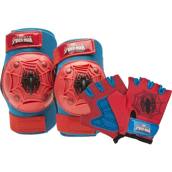 Equipment de protection pour vélo Spiderman de Bell Sports 6 pieces inclut
