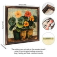 thumbnail image 2 of Nasturtium Flowers Potted Plants Wooden Sign Wall Plaque - Vintage Art Decoration, Wall Decoration - Ideal Gift For Home Decoration, Living Room, Bathroom, Bedroom, Garden, Dining, Bar, Cafe, Festi, 2 of 7