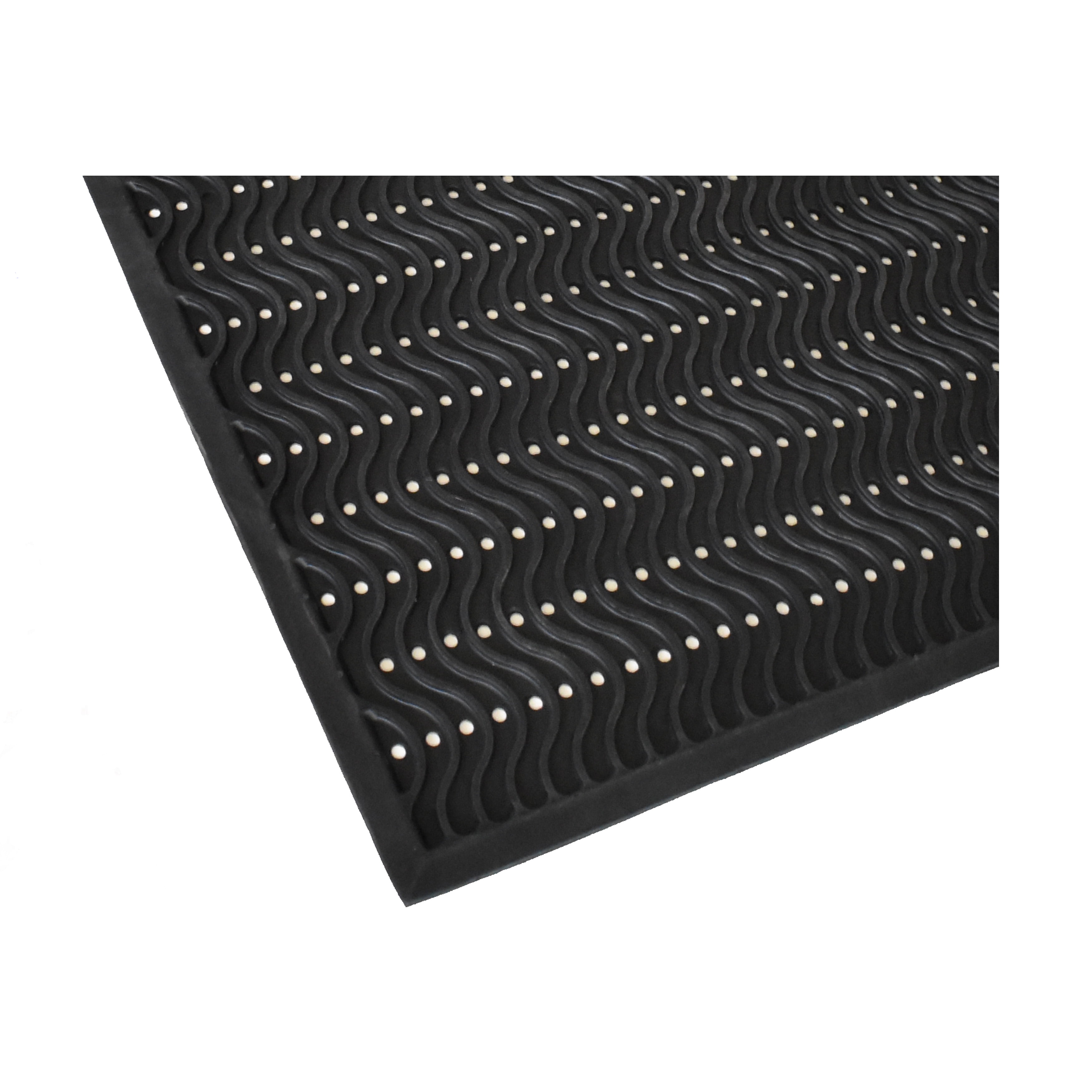 Calloway Mills True Step Wave Rubber Outdoor Doormat 3' x 5'