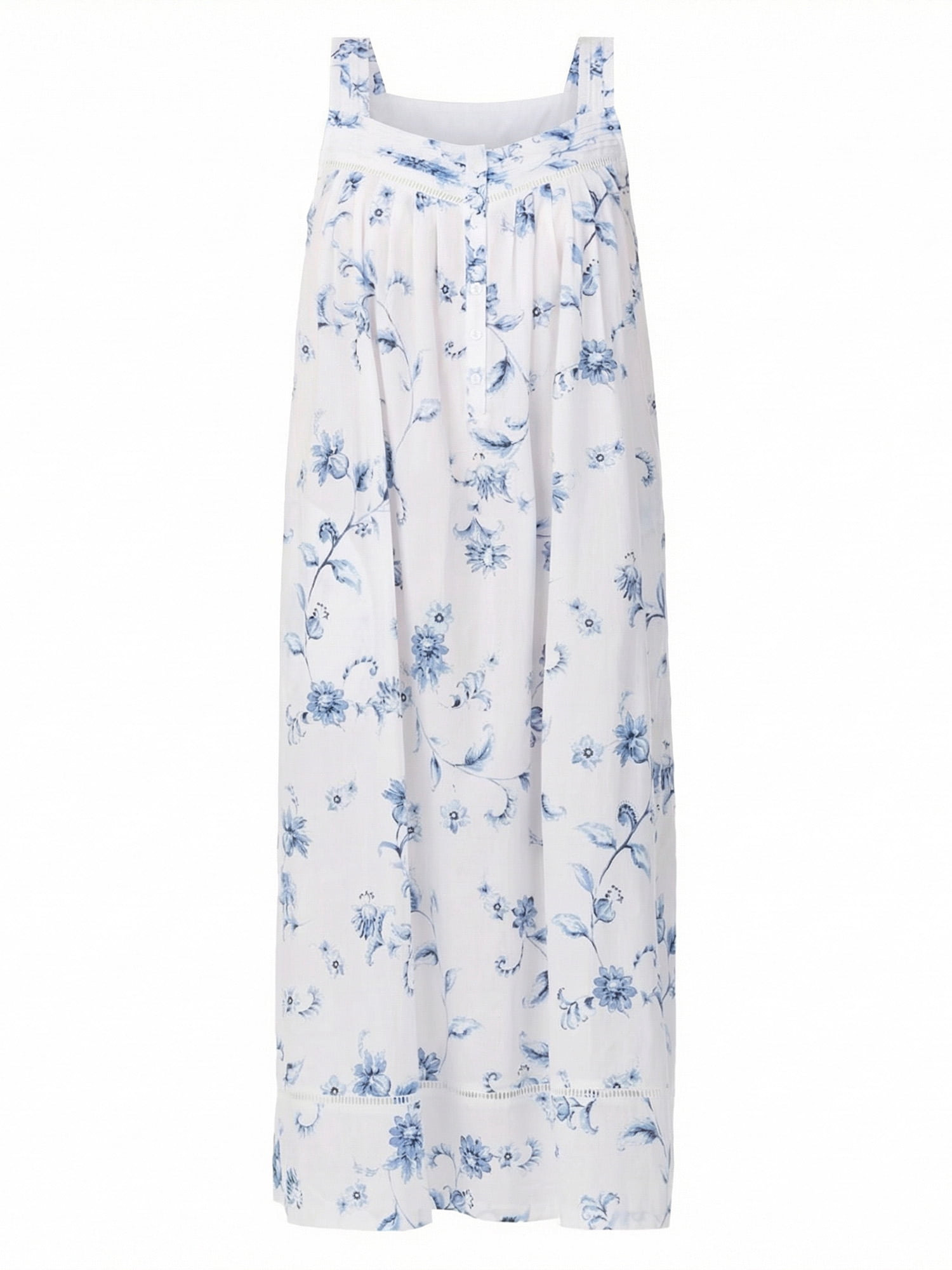 Aria Women's Lightweight Cotton Woven 50" Ballet Nightgown, Sizes XS-5X
