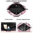 thumbnail image 3 of Pink Halloween Black Cats Ghosts and Pumpkins Travel Tote Bags for Women Carry On,Large Weekender Bags for Women Travel,Multi Functional Duffle Bag for Work,Shopping,Sports, 3 of 5