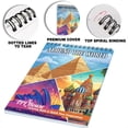 thumbnail image 2 of TPLHOUSE Around The World Coloring Book for Adults, Spiral Bound, Soft Cover, 2 of 6