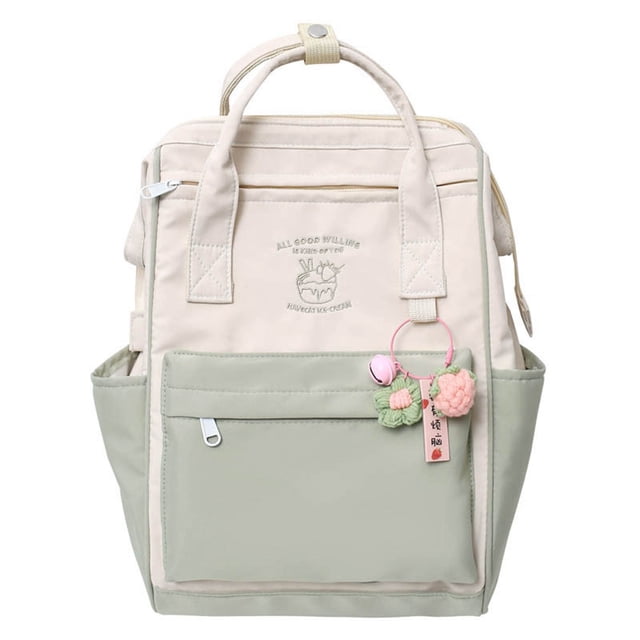 Meitianfacai Versatile Large Capacity Junior High School Student Backpack Color Matching Foolproof Backpack New Student Backpack For The Start Of The School Season