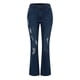thumbnail image 4 of WILLBEST Pantalones Mujer Pantalones Vaqueros Rotos de Cintura Alta para Mujer, Acampanados, Elásticos, de Mezclilla, Cómodos, de Moda, Informales. Mediana, 4 of 8