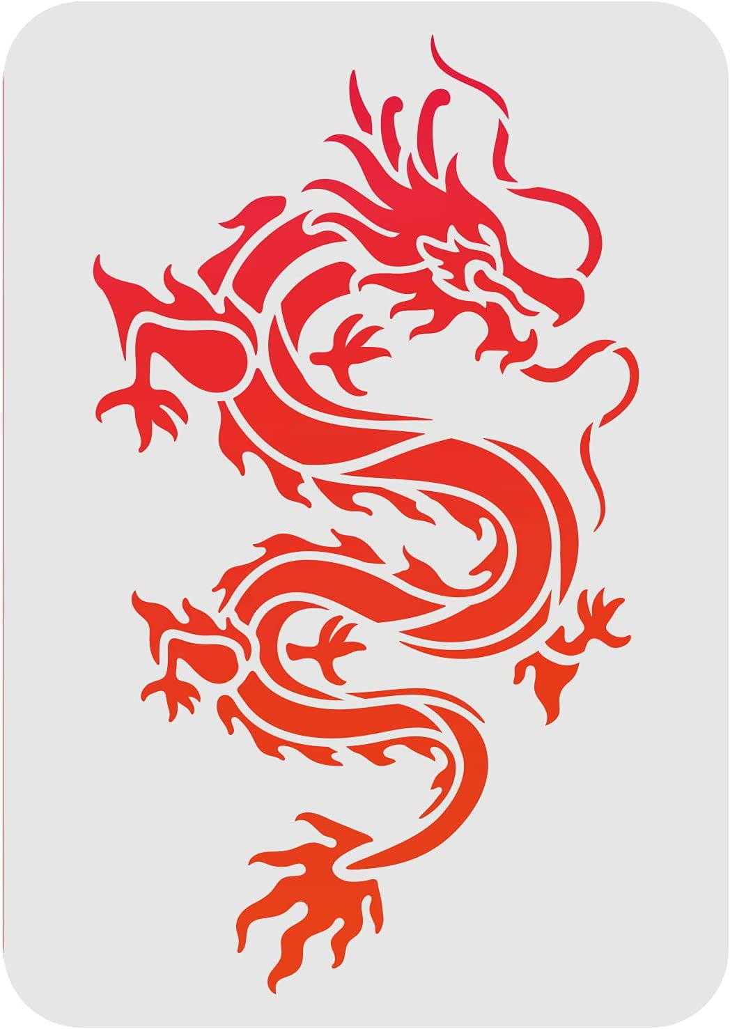 welsh dragon stencil