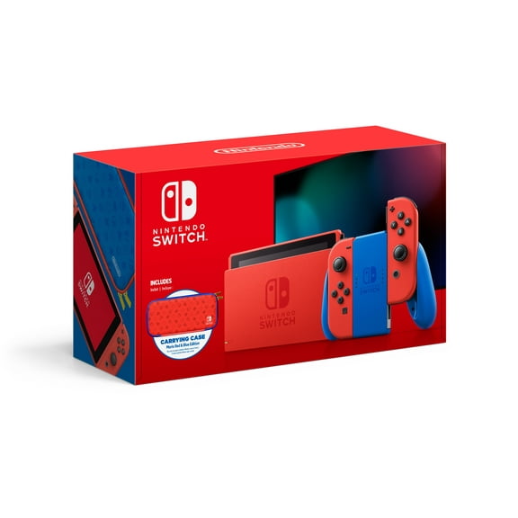Pre-Owned Nintendo Switch, Mario Red & Blue Edition