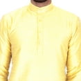 thumbnail image 3 of SKAVIJ Ensemble de Pyjama Kurta pour les Hommes Indiens Robe de Soirée Beige L, 3 of 6