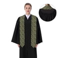 thumbnail image 4 of Disketp Green Skulls Graduation Stole Class of 2024 Customized Congratulations Sash ,Unisex, 72", 4 of 7