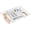 Clear, variant on Mimifly Plastic Expandable 12.6 x 14.5 in 8-Compartment Kitchen Utensil Organizers