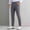 Dark Gray, variant on Men Plaid Check Dress Pants Slim Straight Business formal Long Trousers Classic Pattern Office formal Casual Pants