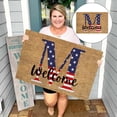 thumbnail image 1 of ViLaViDeca 4th Of July Door Mat Patriotic Doormat Entryway Rug Welcome Independence Day Doormat Stain And Fade Patriotic Decor Welcome Outdoor Mat Decorative For Home, 1 of 4
