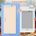 thumbnail image 2 of Food Warming Mat, Electric Heating Tray, Foldable, Safety Lock, Beige Yellow, XXL 36" x 16", 2 of 5