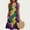 06Yellow, variant on asdoklhq Sequined Dresses for Women Black Sequin Dress Carnival Women Casual Large Size Sleeveless Crew Neck Short Dress Yellow L