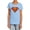 Light Blue, variant on Superman Airbrush Shield Women's T Shirt, Pink, Large