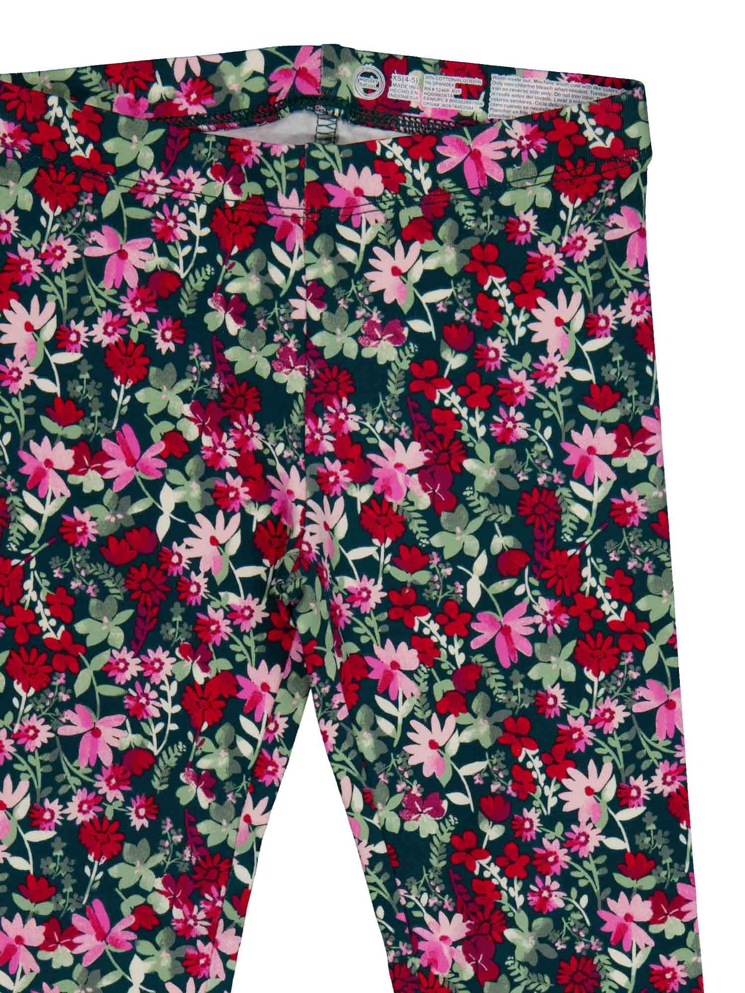 Wonder Nation Girls Kid Tough Leggings, Sizes 4-18 & Plus