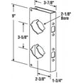 thumbnail image 2 of 1-3/4 in. x 9 in. Thick Solid Brass Lock and Door Reinforcer, 2-1/8 in. Double Bore, 2-3/8 in. Backset, 2 of 2