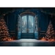 thumbnail image 1 of Bonvvie Christmas Photography Backdrop Xmas Fireplace White Christmas Tree Gifts Pine Trees Family Party Studio Photo Background, 1 of 5