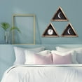 thumbnail image 3 of Clearance! Rustic Moon Phases Decor Set Of 3 Wooden Moon Sign Framed Prints Hanging For Apart Bedroom Living Room Decorations Photo Props, 3 of 6