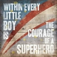 thumbnail image 2 of Grey, Jace 15x15 Black Ornate Wood Framed with Double Matting Museum Art Print Titled - Superhero, 2 of 4